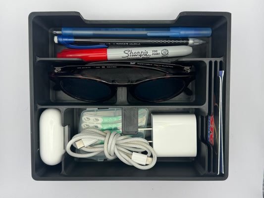 Chevrolet Silverado Console Cache — Two-Tier EDC Organizer