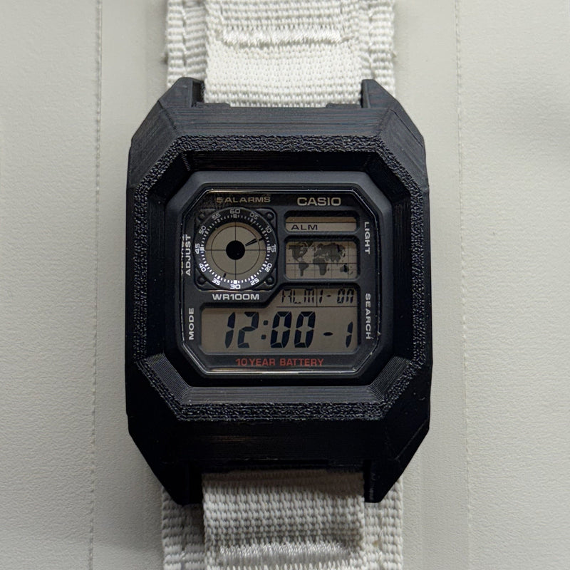 AE1200 Molle Case — MOLLE Watch Mount for Casio AE1200WH